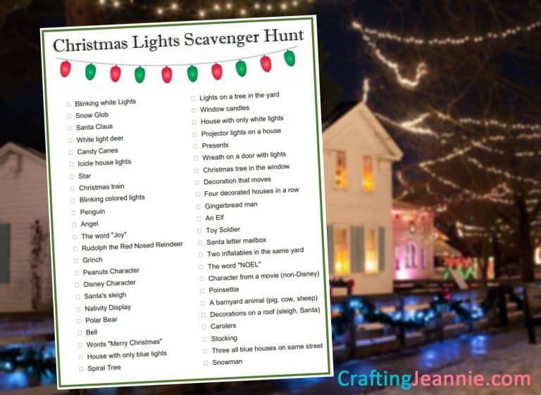 Christmas Light Scavenger Hunt Printable - Crafting Jeannie christmas-light-scavenger-hunt-printable-crafting-jeannie