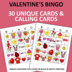 valentine's day bingo