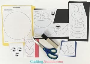 Emoji Craft (Free Template) - Crafting Jeannie