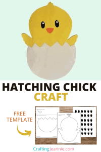 Hatching Chick Craft (Free Template) - Crafting Jeannie