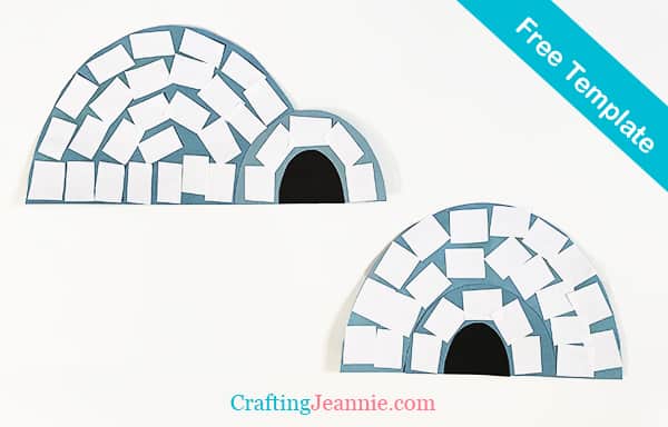 Igloo Craft Free Template Crafting Jeannie Igloo Craft Free Template Crafting Jeannie