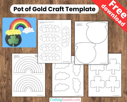 pot of gold craft template