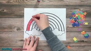 Free Printable Rainbow Template - Crafting Jeannie