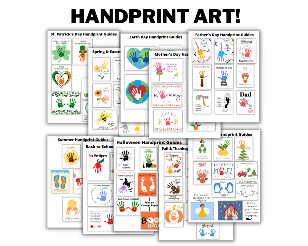 Handprint Art Templates