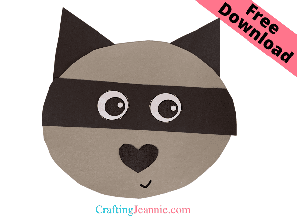 Raccoon Craft - Kissing Hand Craft image
