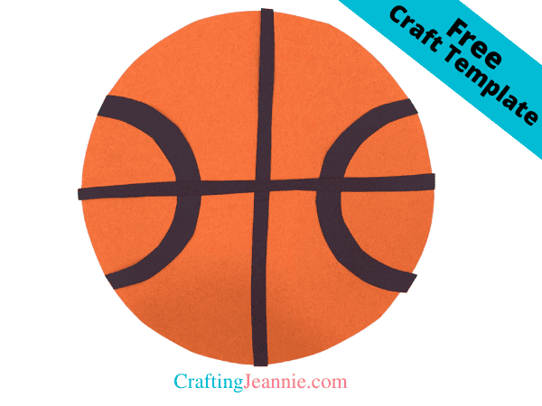 basketball Craft by crafting Jeannie