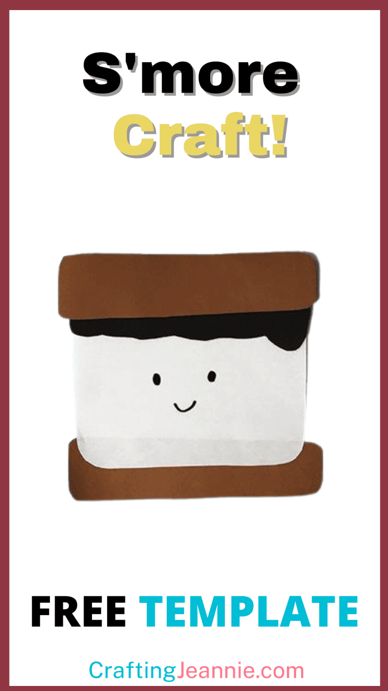 S'mores Craft (Free Printable) - Crafting Jeannie