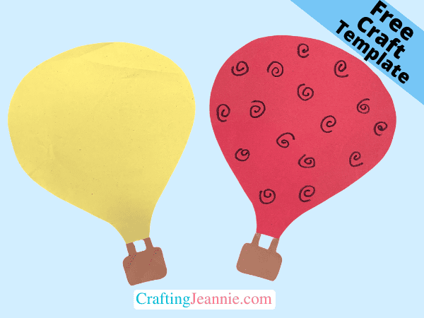Hot air balloon craft