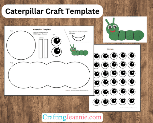 Printable Caterpillar Template