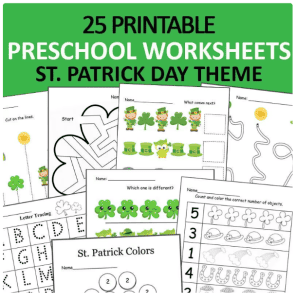 st. patrick's day preschool worksheets