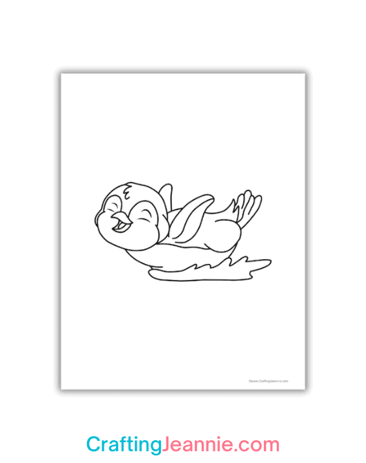 Penguin Coloring Pages