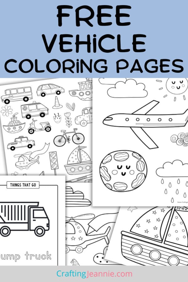 transportation coloring pages