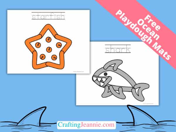 Ocean Playdough Mats