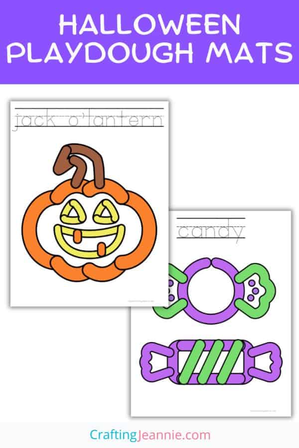 Halloween Playdough Mats