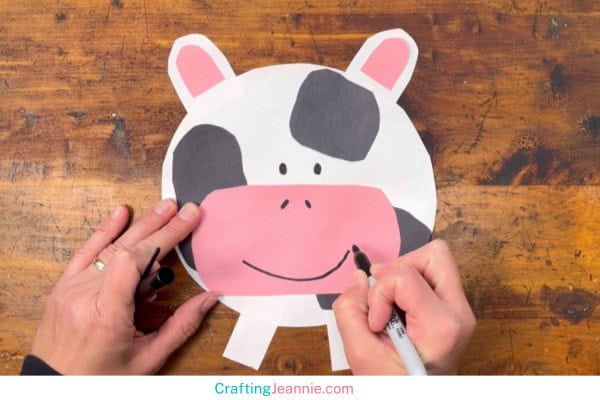 cow craft by Crafting Jeannie