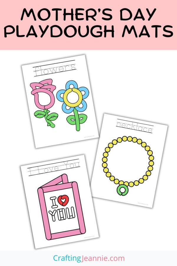 Mother's Day Playdough Mats