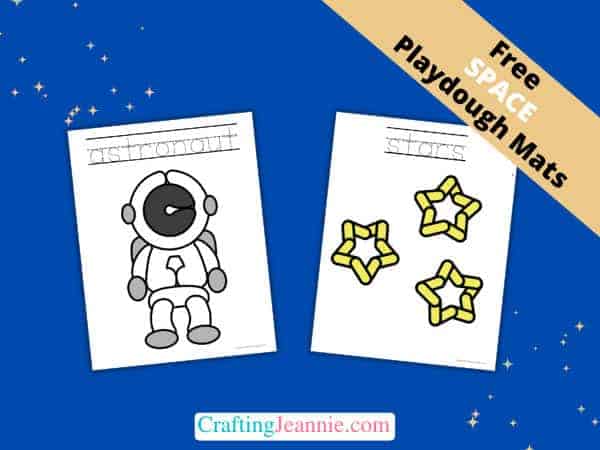 Space Playdough Mats