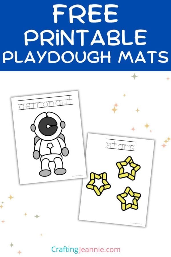 Space Playdough Mats