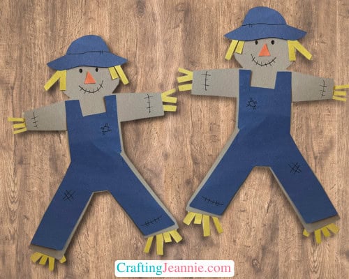 scare crow craft by crafting jeannie