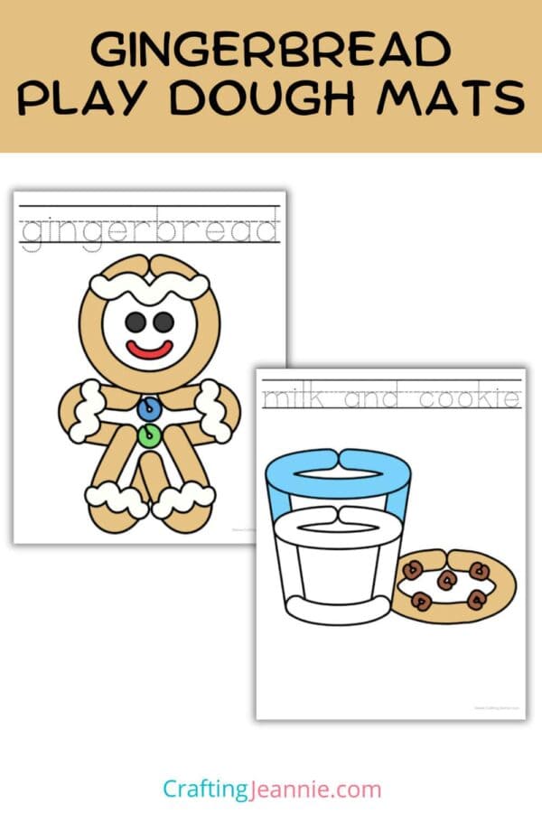 Gingerbread Playdough Mats