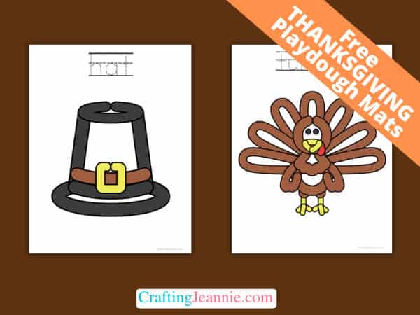 Thanksgiving Playdough Mats