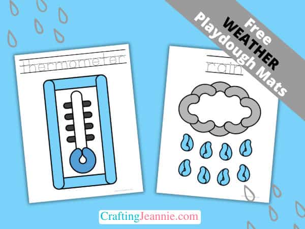 Weather Playdough Mats