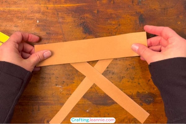 step 2 - glue on the manger