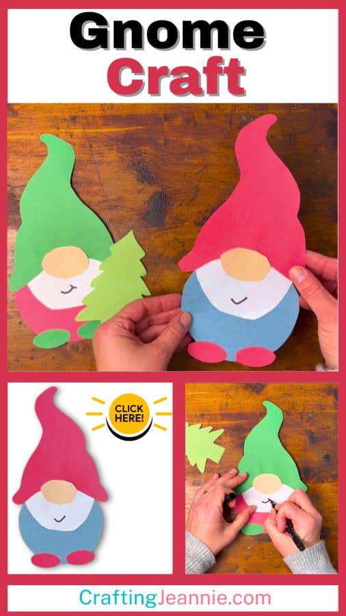 gnome craft image for Pinterest