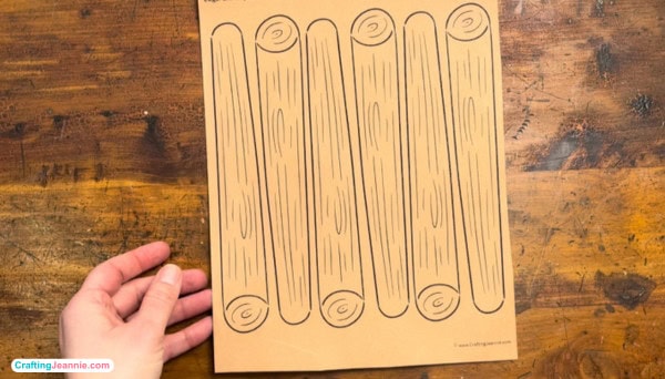 campfire template logs