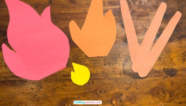campfire craft pieces