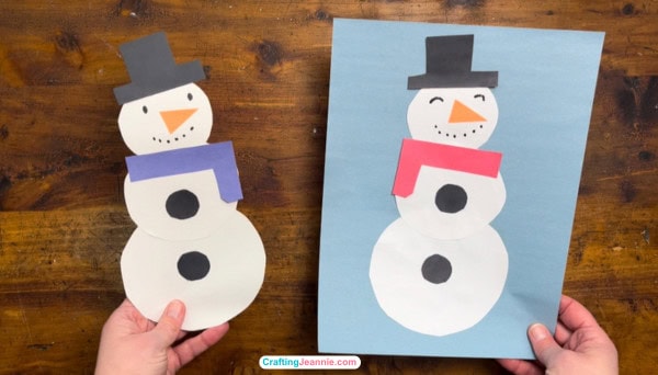 snowman craft by CraftingJeannie