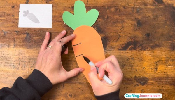 carrot craft - drawing on growth lines