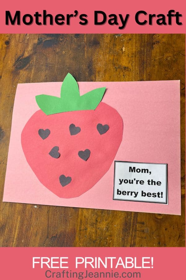 Berry Mothers Day Craft image for Pinterest