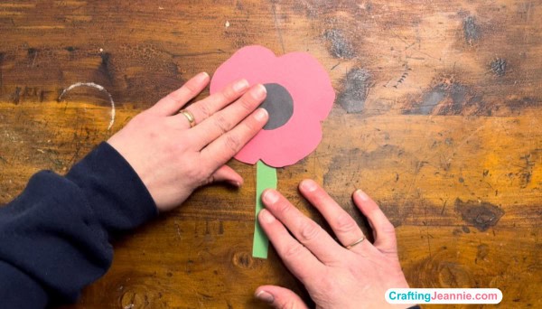 poppy craft step 1