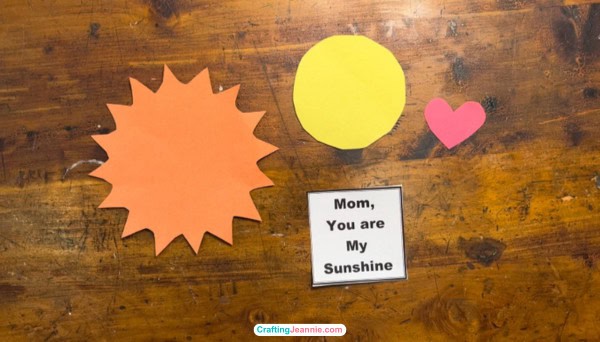 You are my sunshine mom Craft pieces