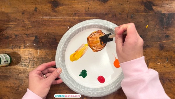 Turkey Handprint Craft step 1