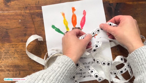 Turkey Handprint Craft step 5