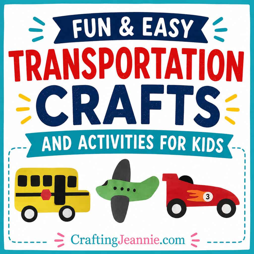Transportation Crafts and Activities for Kids - Crafting Jeannie